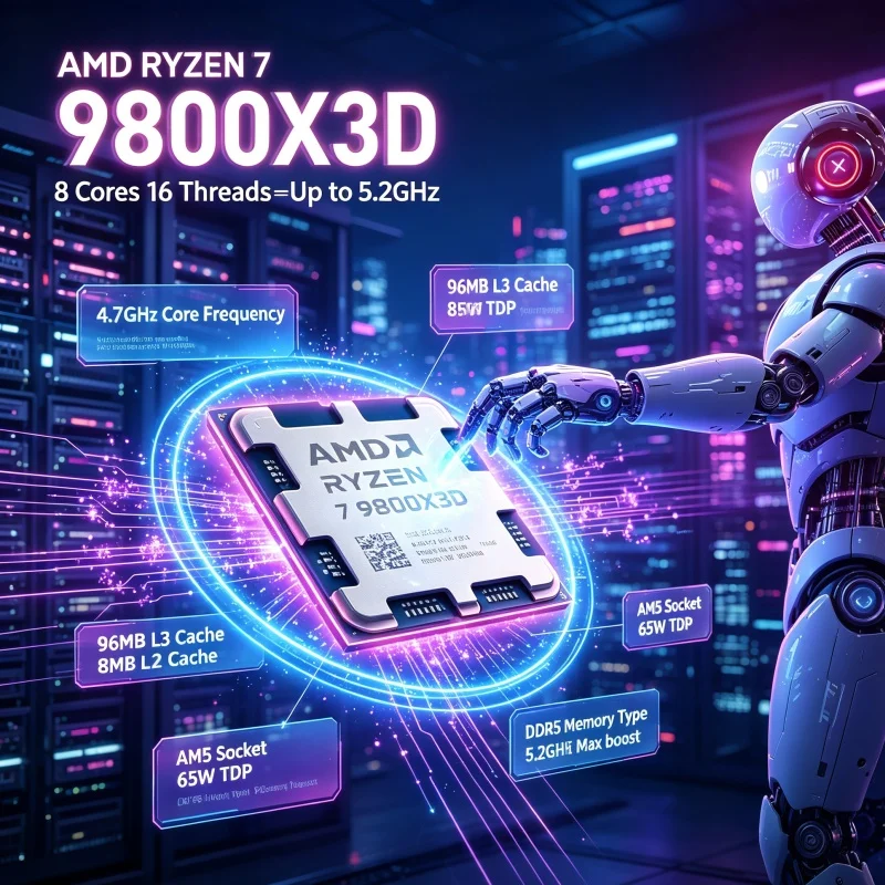 Amd Cpu Ryzen 7 - AMD 라이젠 7 9800X3D 콘텐츠 제작