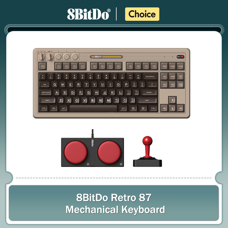 8BitDo 레트로 기계식 키보드, BT/2.4G/US - Gaming Keyboard Hot Swappable 리뷰 및 가격
