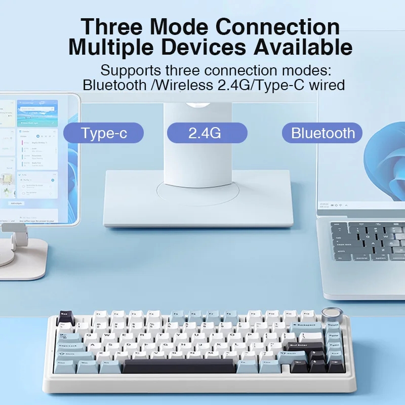 AULA F75 2.4G 무선 블루투스 유선 게임용 기 - Gaming Keyboard Hot Swappable 리뷰 및 가격