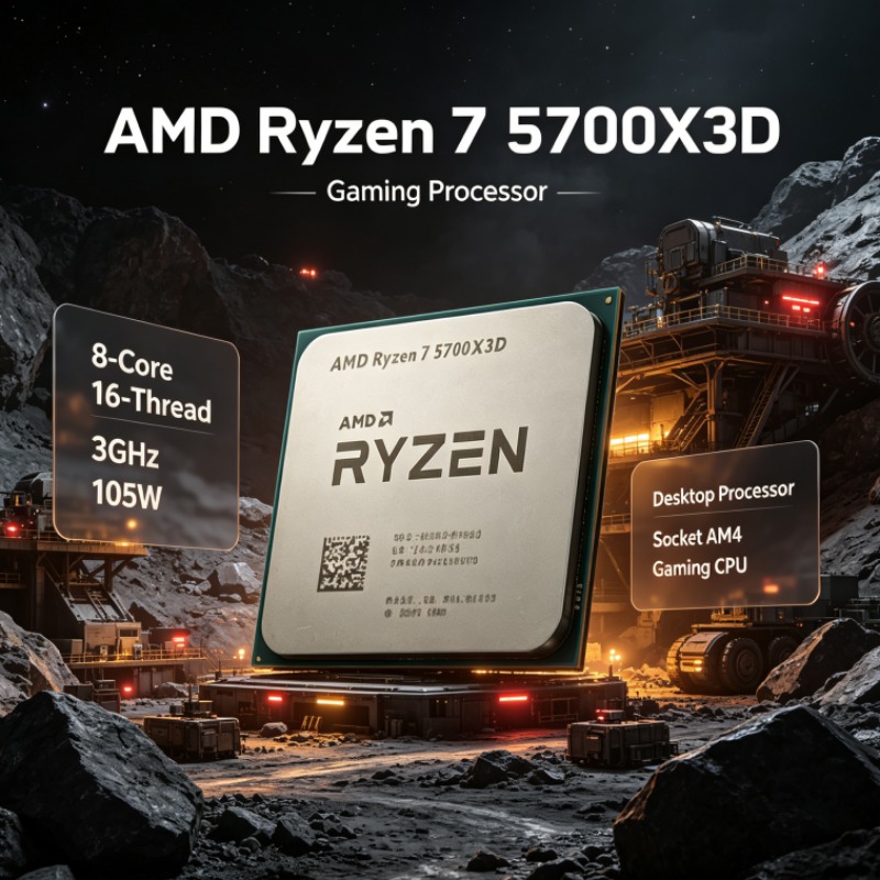 AMD 라이젠 7 5700X3D AM4 데스크탑 프로세 - Amd Cpu Ryzen 7 리뷰 및 가격