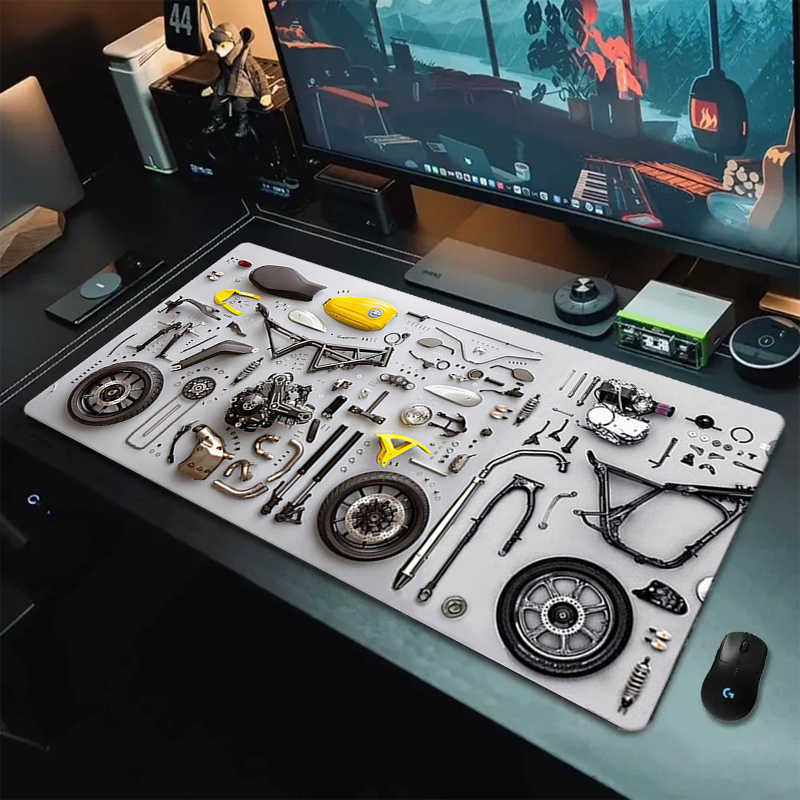 분해도면 고무 마우스 패드 마우스 패드 XXL 게임 액 - Gaming Keyboard Nearby 리뷰 및 가격
