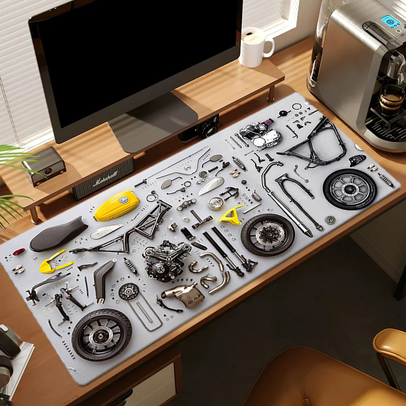 분해도면 고무 마우스 패드 마우스 패드 XXL 게임 액 - Gaming Keyboard Nearby 리뷰 및 가격