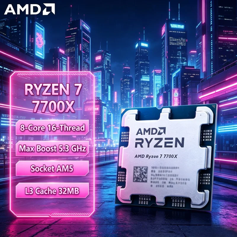 DIY 게이밍 PC용 AMD 라이젠 7 7700X AM - Amd Cpu Ryzen 7 리뷰 및 가격